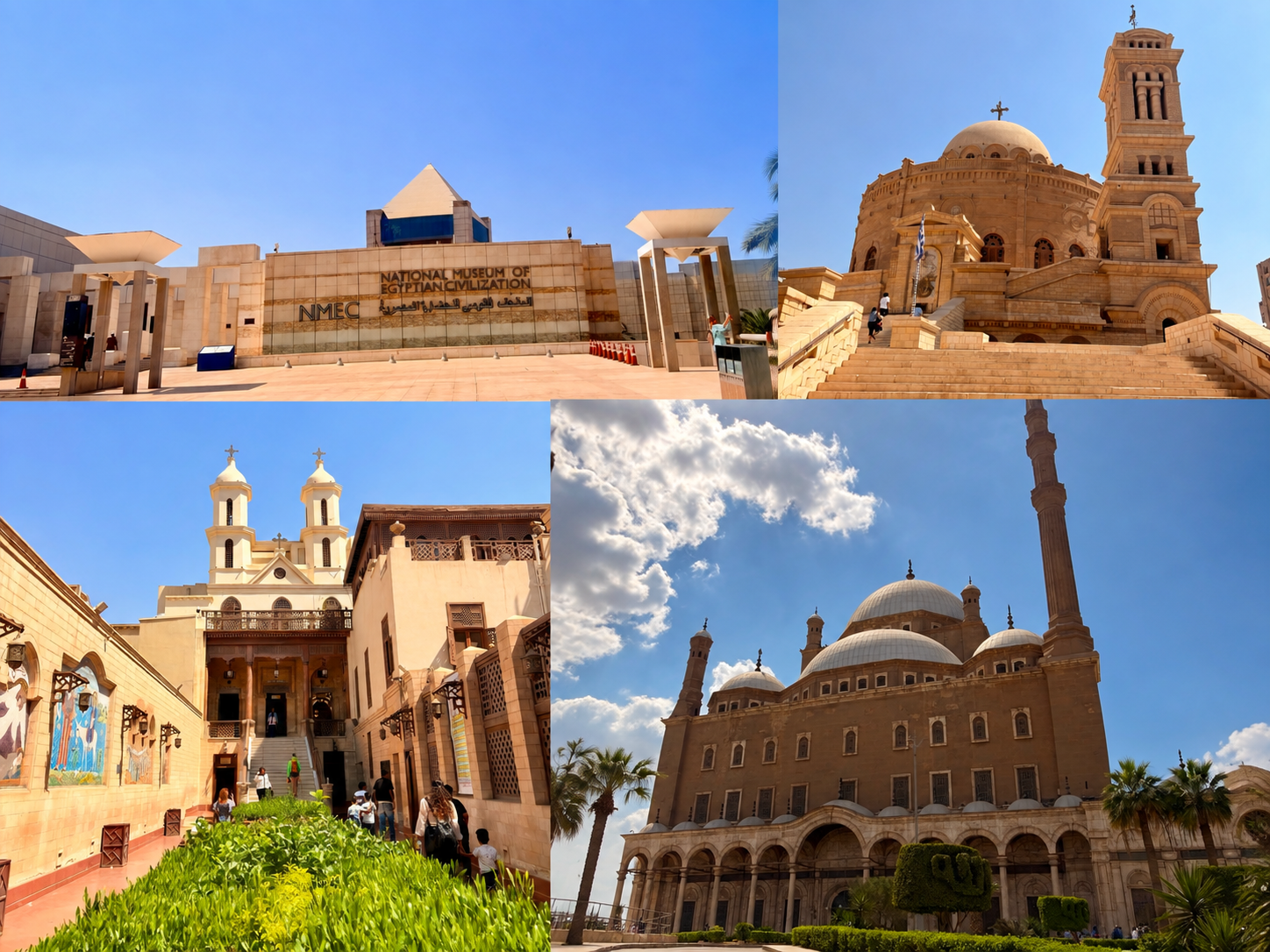 National Museum of Egyptian Civilization, Royal Mummies, Citadel &amp; Coptic Cairo Tour | Premium Full-Day Experience with Lunch - Egypt Tour Package