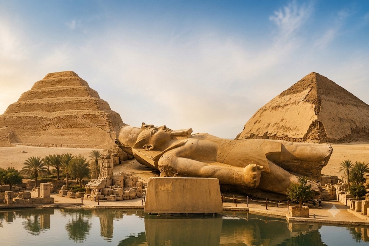 Saqqara, Dahshur &amp; Memphis Tour | Premium Full-Day Experience with Lunch - Egypt Tour Package