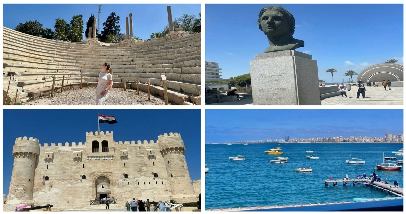 Private Alexandria Day Trip from Cairo | Ancient Wonders &amp; Seafood Lunch - Egypt Tour Package